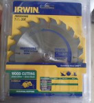 IRWIN TUNGSTEN SAW BLADE 184MM X 20T PROFESSIONAL. Click for more information...