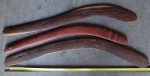Z5 3 x old Australian Aboriginal boomerangs. Click for more information...