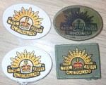 3578 Mixed Australian cloth patches x4. Click for more information...