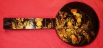 Nice old lacquered Japanese ladies mirror. Click for more information...