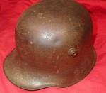 ww1 German steel helmet. Click for more information...