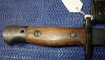 ww1 British 303 bayonet cut down fighting knife. Click for more information...