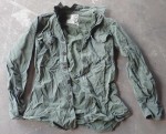 1963 dated Jungle green shirt worn early Nam. Click for more information...