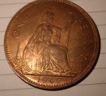 1967 British penny in nice condition. Click for more information...