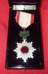 Cased ww2 Japanese Order of the rising sun 4th class. Click for more information...