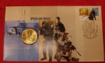 Australian SAS 50th Anniversary 1 dollar coin and 1st day cover. Click for more information...