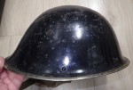 British Army 1950s Turtle helmet shell. Click for more information...